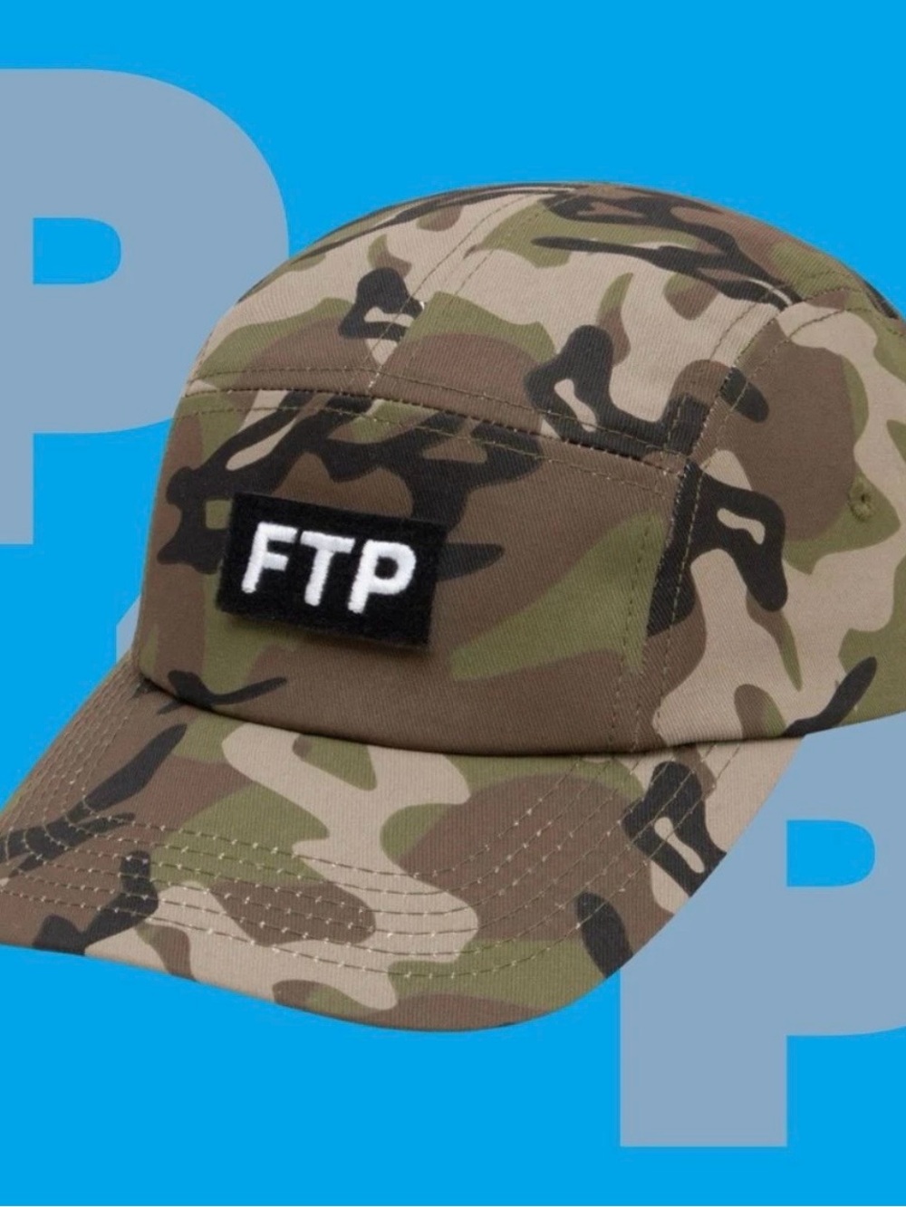 FTP Velcro Logo Camp Hat